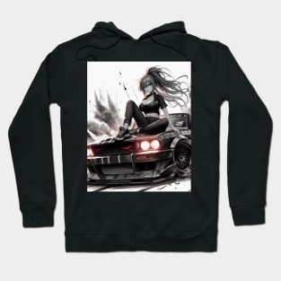 anime street race girl Hoodie